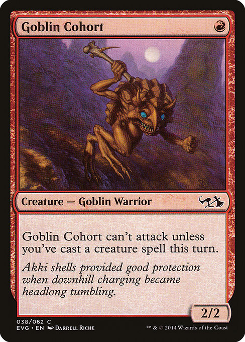 Goblin Cohort highlighted card art