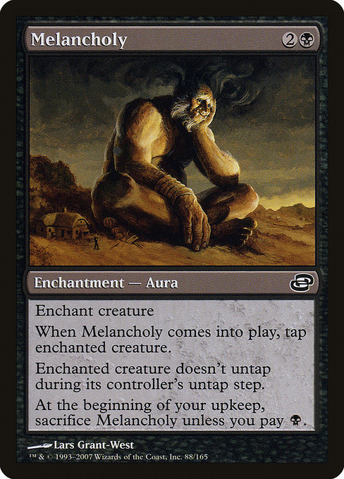 Melancholy highlighted card art