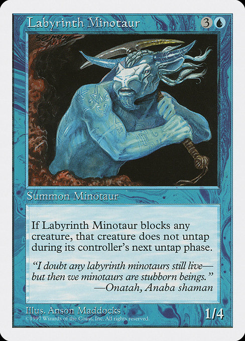 Labyrinth Minotaur from Fifth Edition