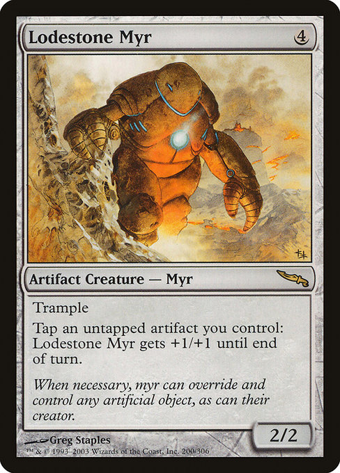 Lodestone Myr from Mirrodin