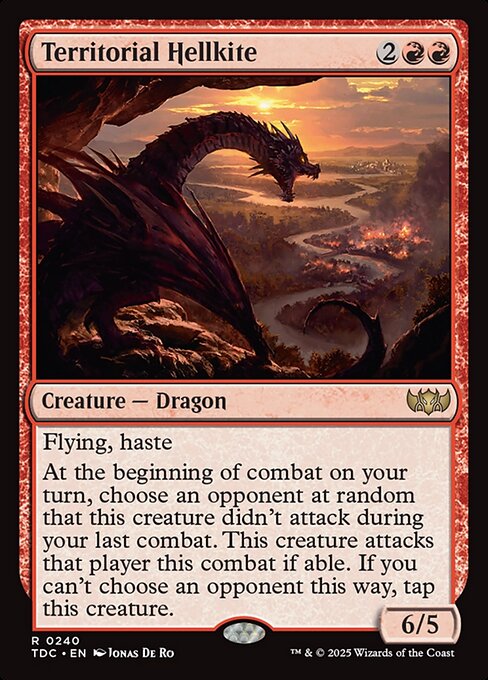 Territorial Hellkite highlighted card art