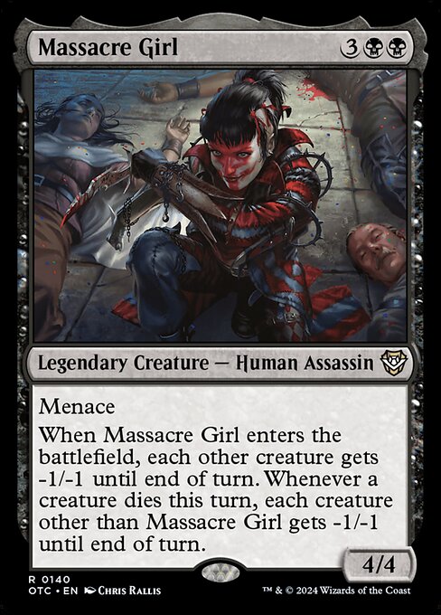 Massacre Girl from Outlaws of Thunder Junction Commander