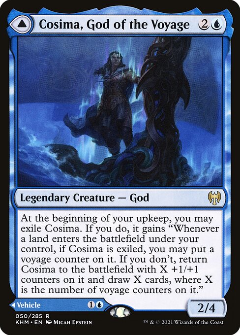 Cosima, God of the Voyage // The Omenkeel from Kaldheim