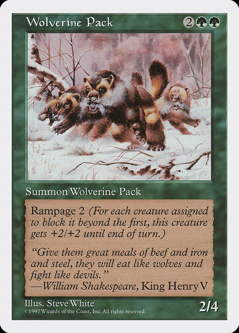 Wolverine Pack highlighted card art
