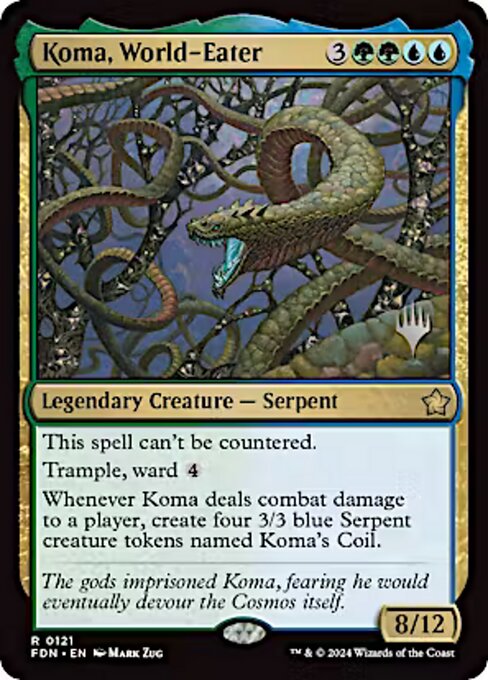 Koma, World-Eater highlighted card art