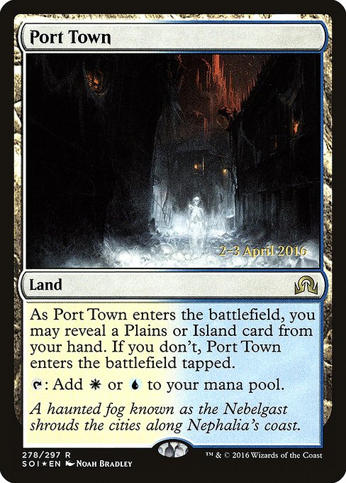 Port Town from Shadows over Innistrad Promos