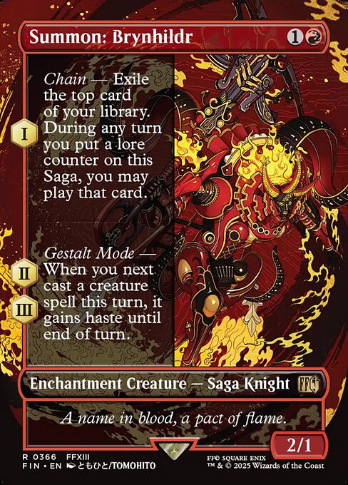 Summon: Brynhildr from Final Fantasy