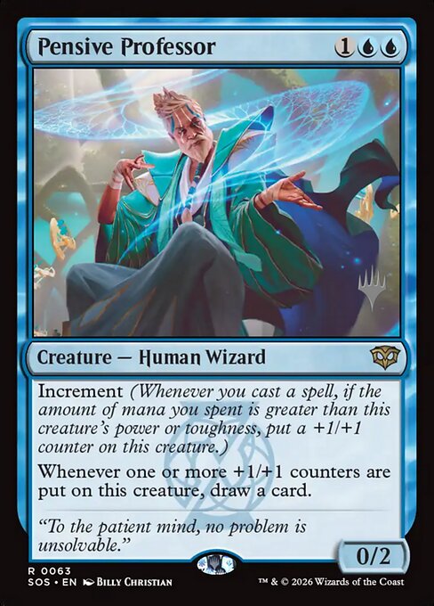 Pensive Professor from Secrets of Strixhaven Promos