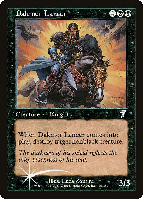 Dakmor Lancer from Seventh Edition