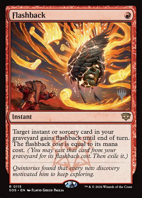 Flashback from Secrets of Strixhaven Promos