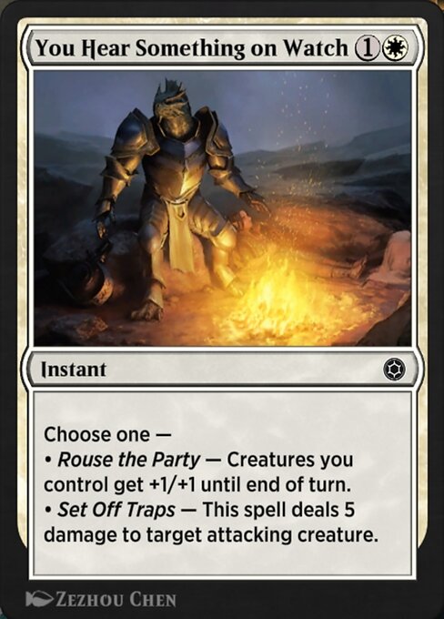 You Hear Something on Watch from Alchemy Horizons: Baldur's Gate