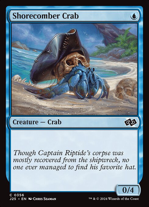 Shorecomber Crab highlighted card art