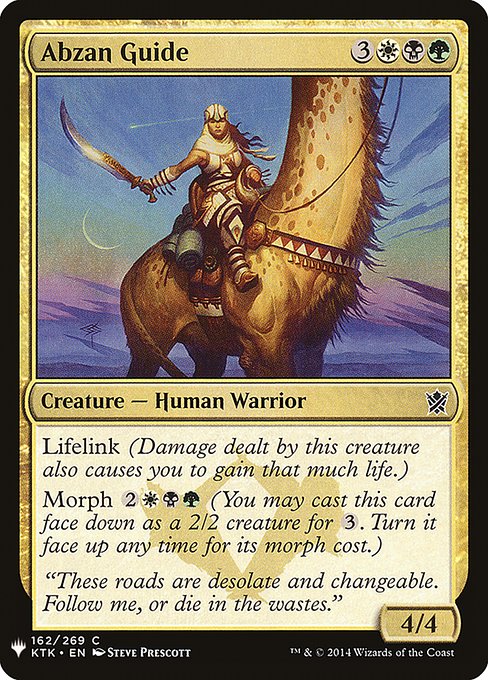 Abzan Guide highlighted card art