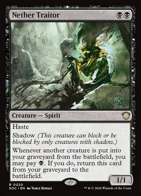 Nether Traitor from Secrets of Strixhaven Commander