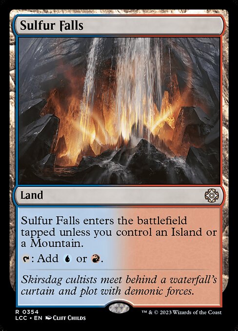 Sulfur Falls from The Lost Caverns of Ixalan Commander