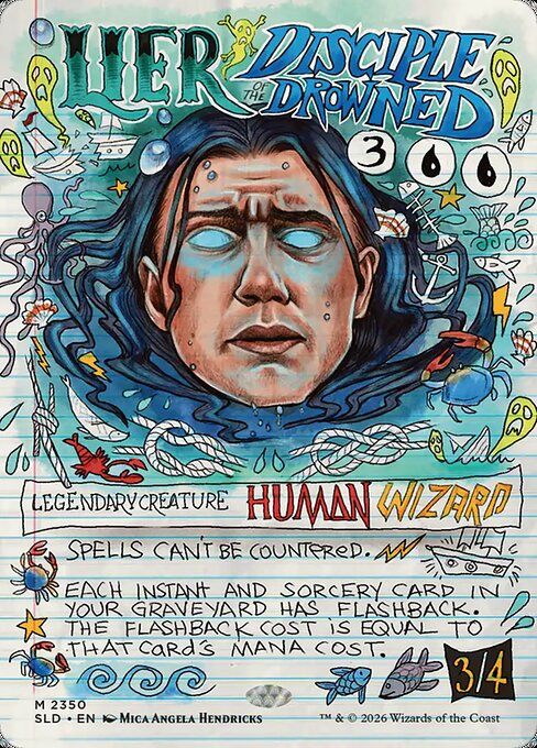 Lier, Disciple of the Drowned highlighted card art