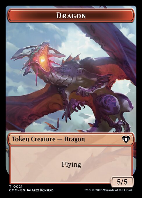 Dragon from Commander Masters Tokens