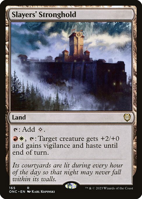 Slayers' Stronghold from Phyrexia: All Will Be One Commander