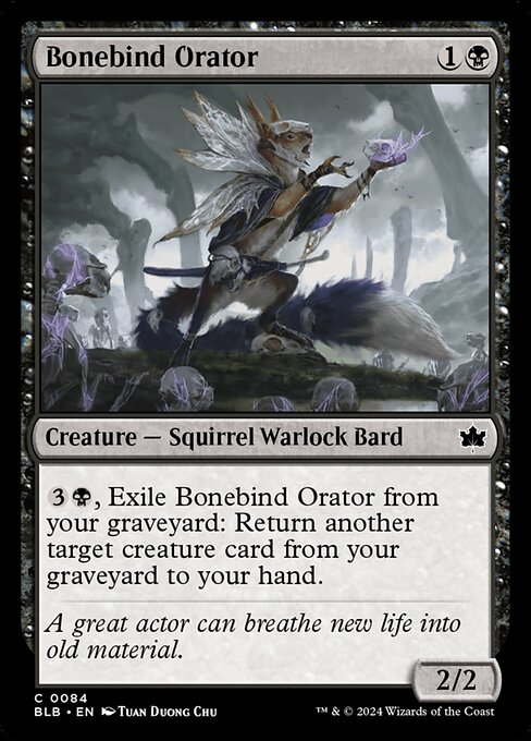 Bonebind Orator highlighted card art