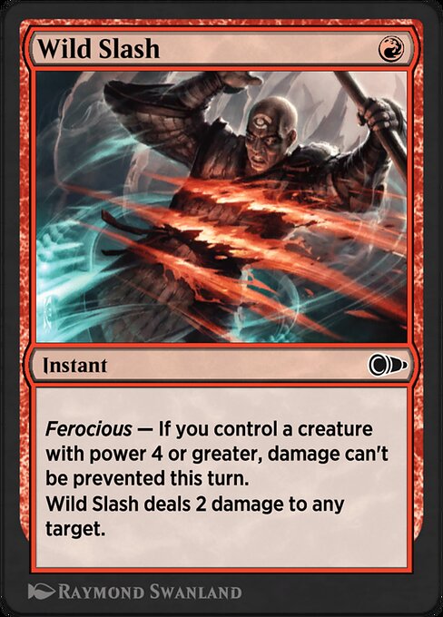 Wild Slash highlighted card art
