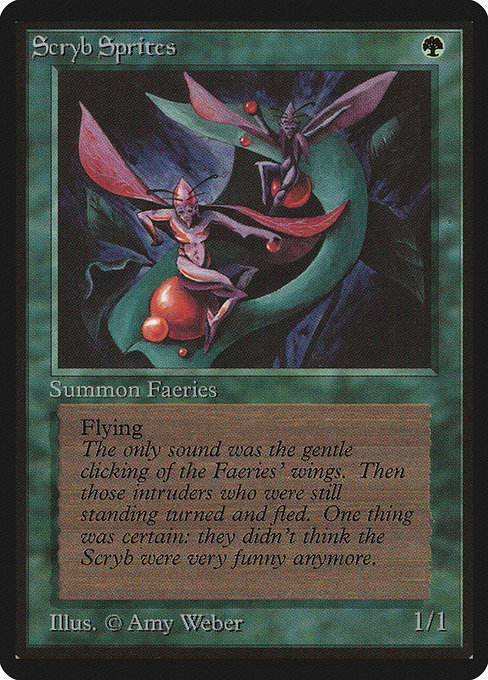 Scryb Sprites from Limited Edition Beta