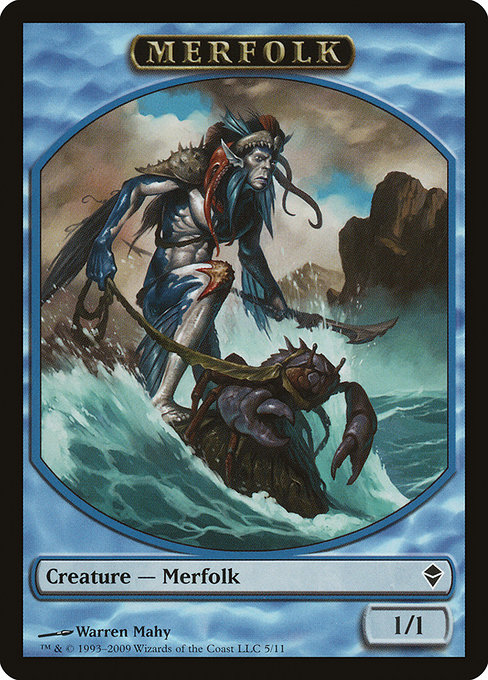 Merfolk from Zendikar Tokens
