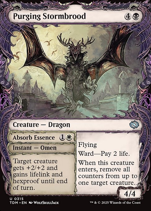 Purging Stormbrood // Absorb Essence from Tarkir: Dragonstorm