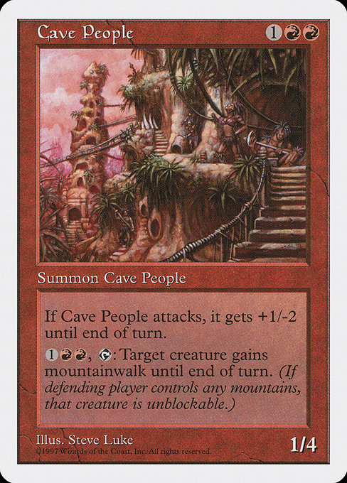 Cave People highlighted card art
