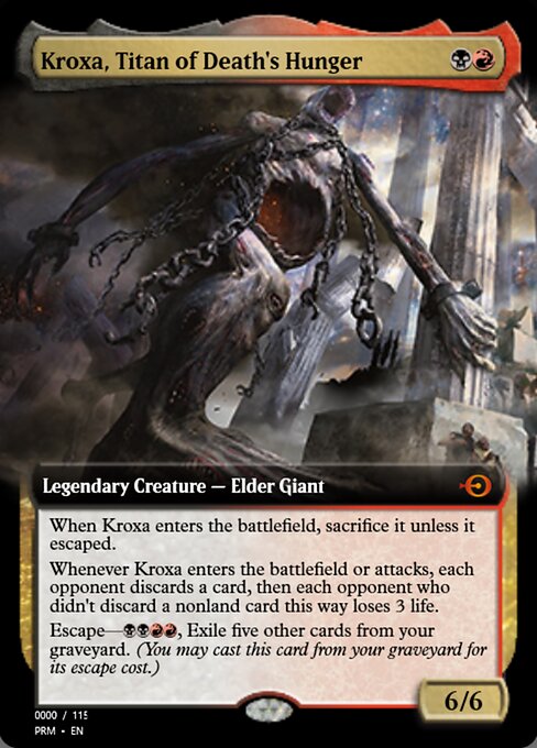Kroxa, Titan of Death's Hunger from Magic Online Promos