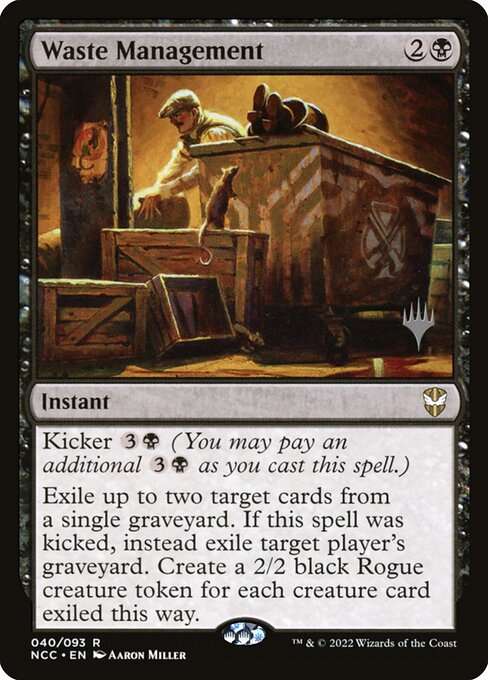Waste Management from New Capenna Commander Promos