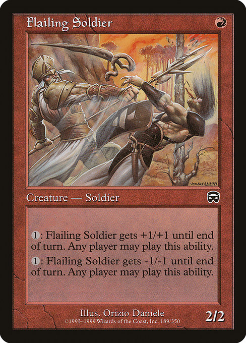 Flailing Soldier highlighted card art