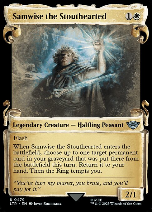 Samwise the Stouthearted highlighted card art