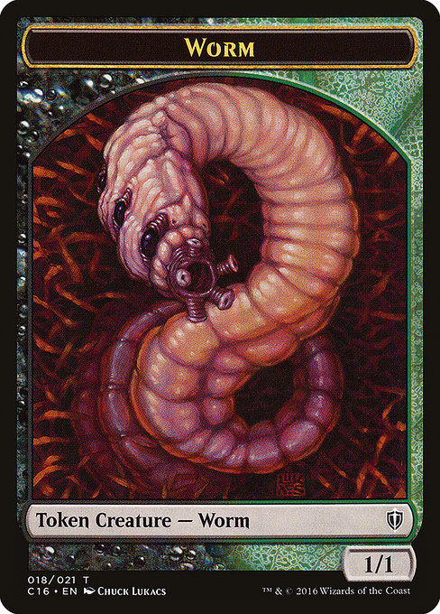 Worm from Commander 2016 Tokens