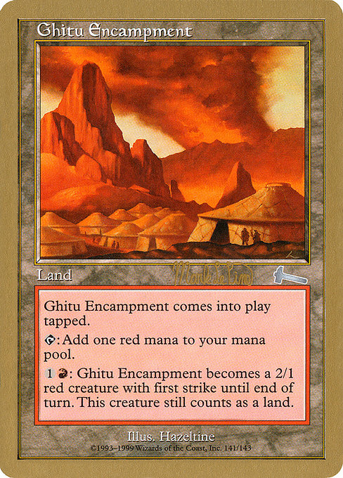 Ghitu Encampment from World Championship Decks 1999