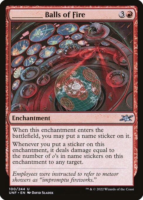 _____ Balls of Fire from Unfinity
