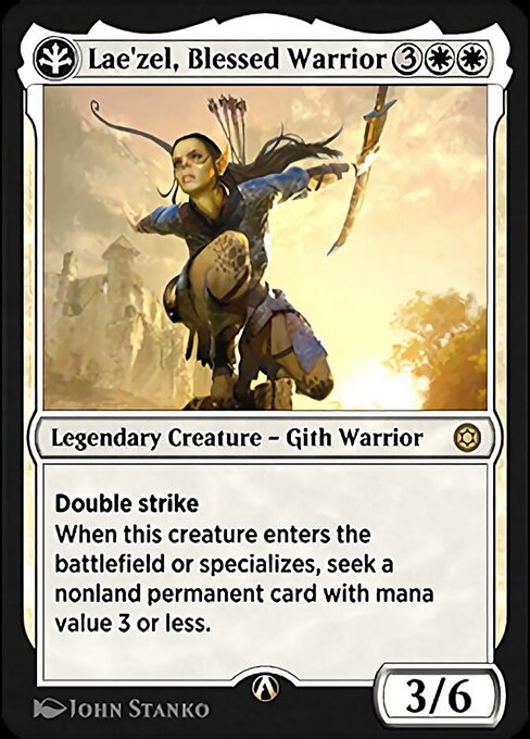 Lae'zel, Blessed Warrior highlighted card art