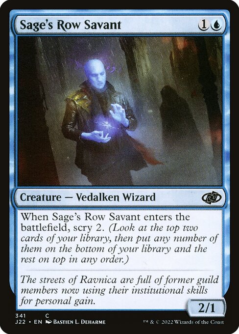 Sage's Row Savant from Jumpstart 2022