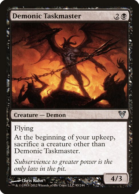 Demonic Taskmaster from Avacyn Restored