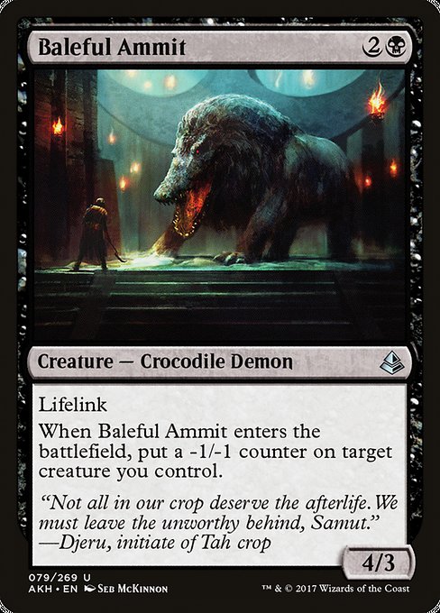 Baleful Ammit from Amonkhet