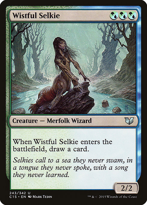 Wistful Selkie highlighted card art
