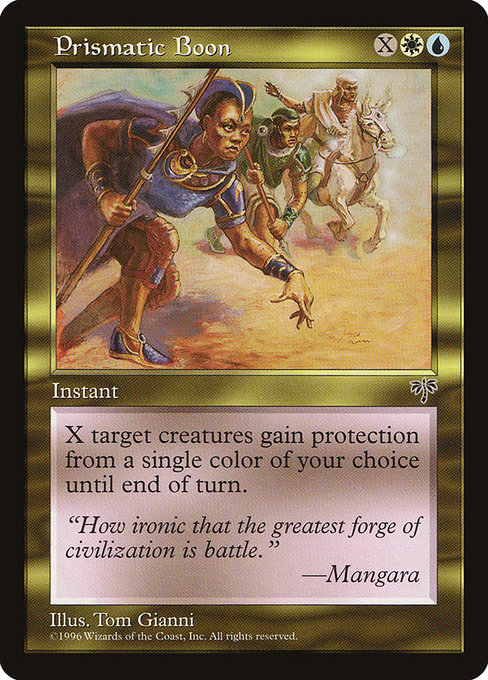 Prismatic Boon highlighted card art