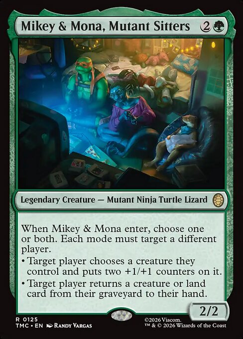 Mikey & Mona, Mutant Sitters from Teenage Mutant Ninja Turtles Eternal