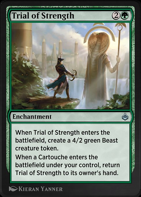 Trial of Strength highlighted card art