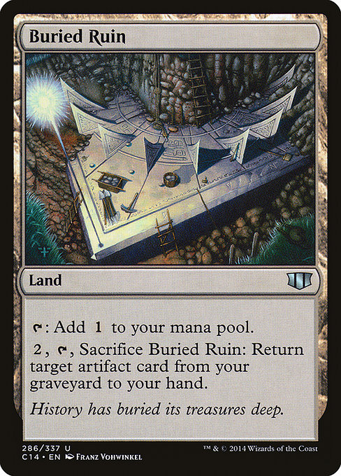 Buried Ruin from Commander 2014