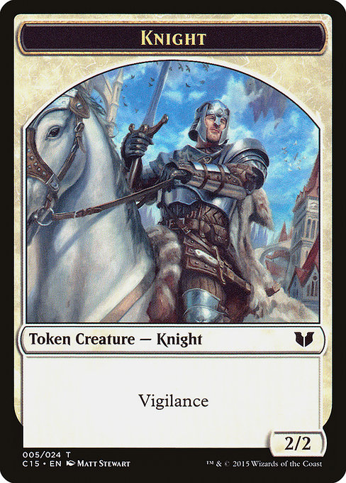 Knight from Commander 2015 Tokens
