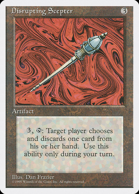 Disrupting Scepter from Fourth Edition