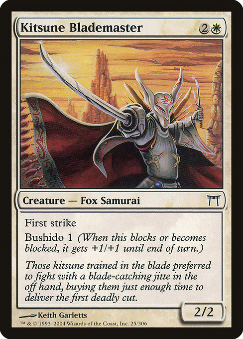 Kitsune Blademaster from Champions of Kamigawa