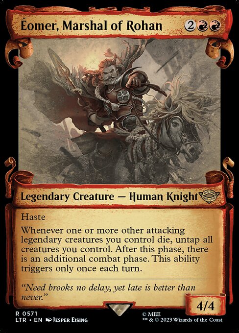 Éomer, Marshal of Rohan highlighted card art