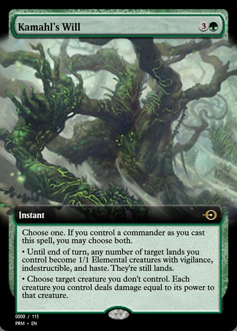Kamahl's Will highlighted card art