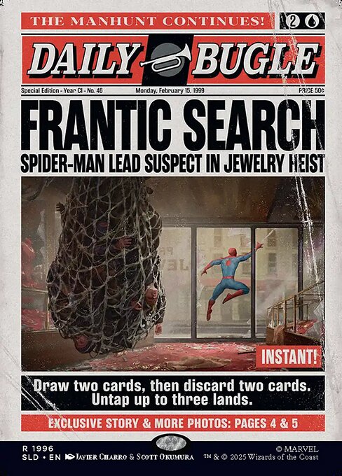 Frantic Search from Secret Lair Drop